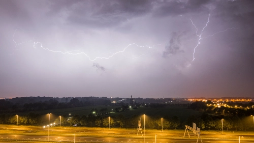 Lightning over the KNMI