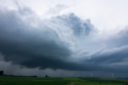 Low-topped supercell