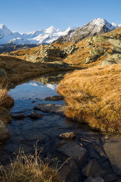 First autumn snow in Stubai