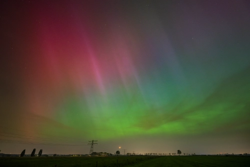 Rare low-latitude Aurora