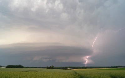 Supercell over Rouen (France)