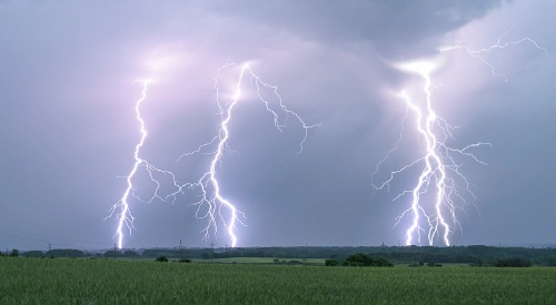 Lightning barrage