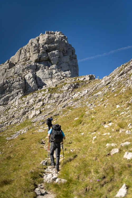 Gesause mountains in the Alps